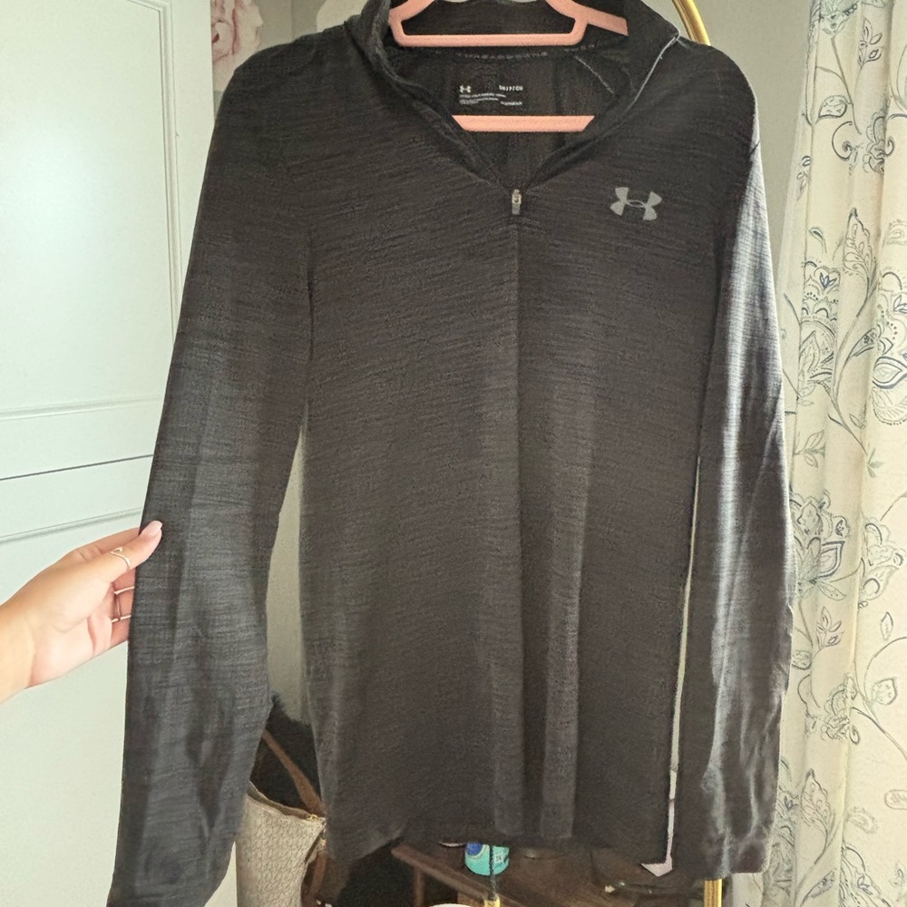 Men’s Black Under Armor Quarter Zip